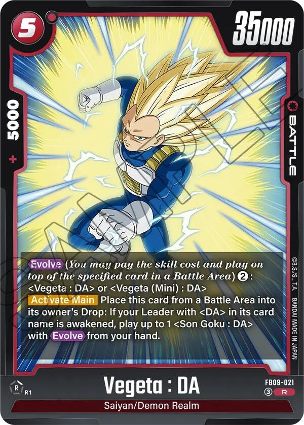 Image for Vegeta : DA (FB09-021) (Dual Evolution) - Dragon Ball Super: Fusion World