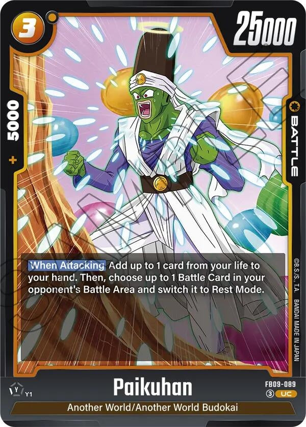 Image for Paikuhan - FB09-089 (FB09-089) (Dual Evolution) - Dragon Ball Super: Fusion World
