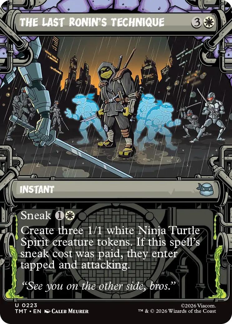 Image for The Last Ronin's Technique (Showcase) (223) (Teenage Mutant Ninja Turtles) - Magic: The Gathering