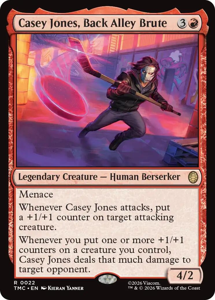 Image for Casey Jones, Back Alley Brute (22) (Teenage Mutant Ninja Turtles) - Magic: The Gathering