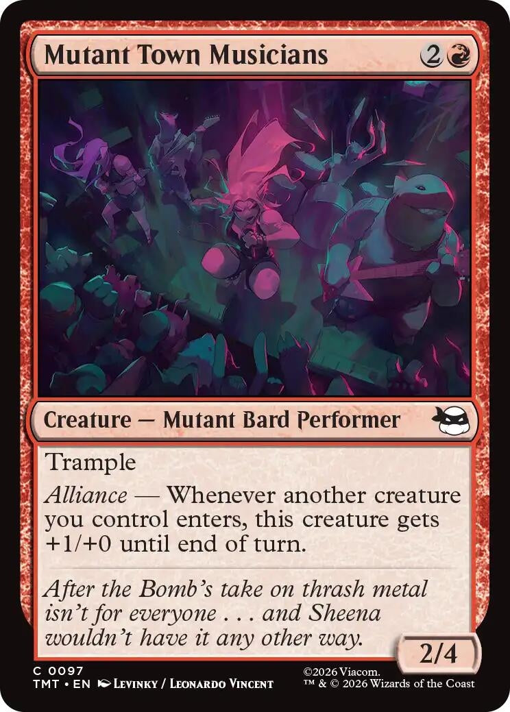 Image for Mutant Town Musicians (97) (Teenage Mutant Ninja Turtles) - Magic: The Gathering