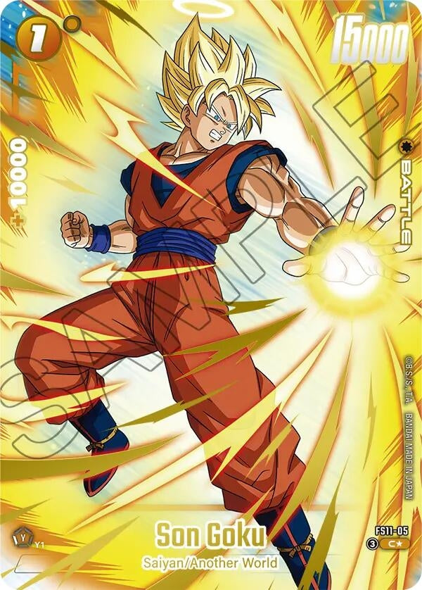 Image for Son Goku - FS11-05 (Gold) (FS11-05) (Starter Deck EX: The Phase of Evolution) - Dragon Ball Super: Fusion World