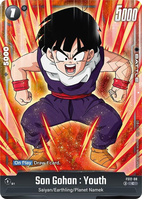 Image for Son Gohan : Youth - FS12-08 (FS12-08) (Starter Deck EX: The Beat of Ki) - Dragon Ball Super: Fusion World
