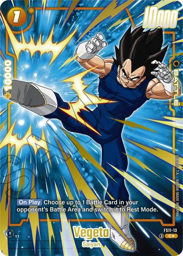 Image for Vegeta - FS11-13 (Gold) (FS11-13) (Starter Deck EX: The Phase of Evolution) - Dragon Ball Super: Fusion World