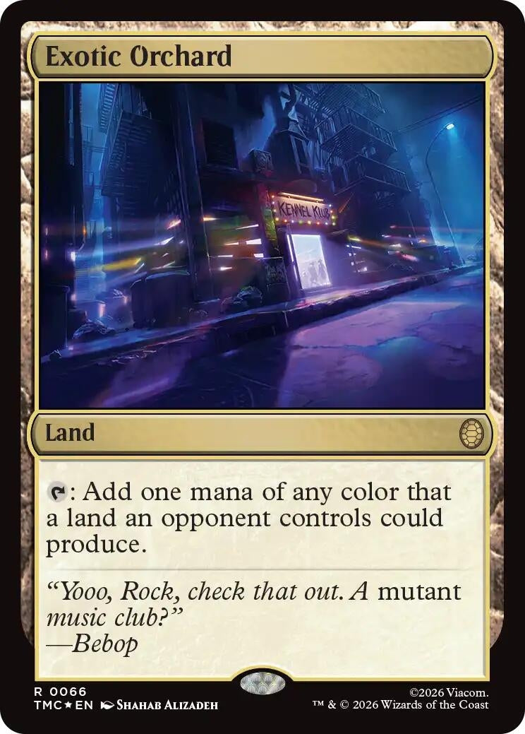 Image for Exotic Orchard (Surge Foil) (66) (Teenage Mutant Ninja Turtles) - Magic: The Gathering