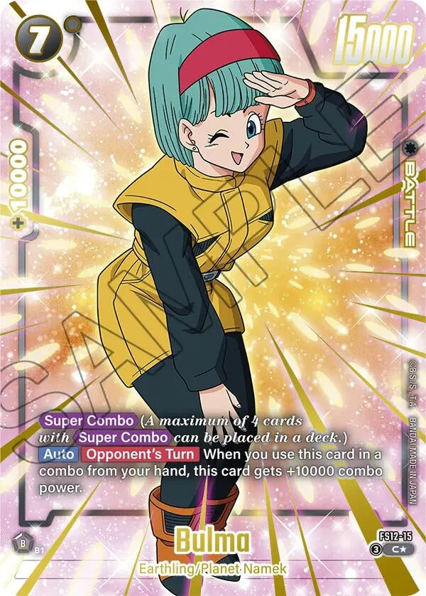 Image for Bulma - FS12-15 (Gold) (FS12-15) (Starter Deck EX: The Beat of Ki) - Dragon Ball Super: Fusion World