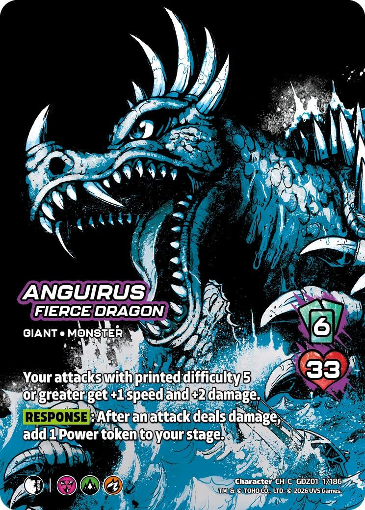 Image for Anguirus, Fierce Dragon (GDZ01 1/186) (Godzilla: Reign of Kaiju) - UniVersus