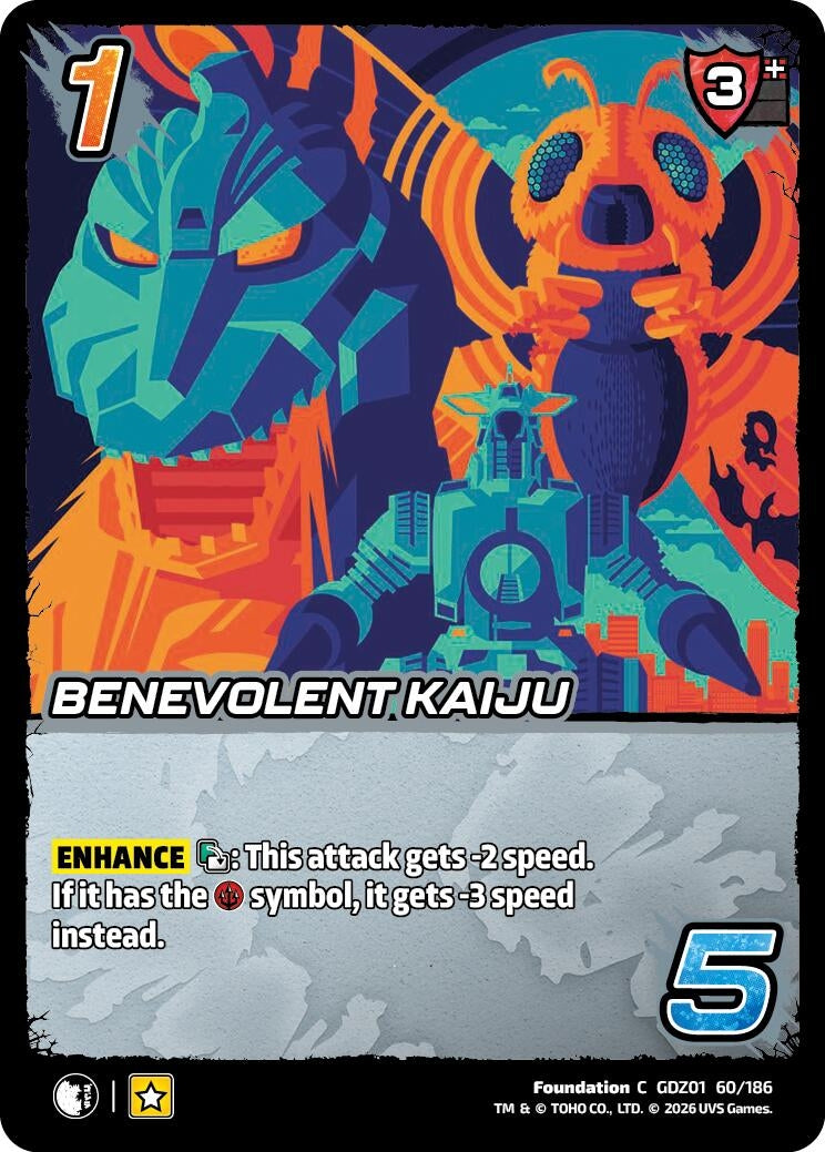 Image for Benevolent Kaiju (GDZ01 60/186) (Godzilla: Reign of Kaiju) - UniVersus