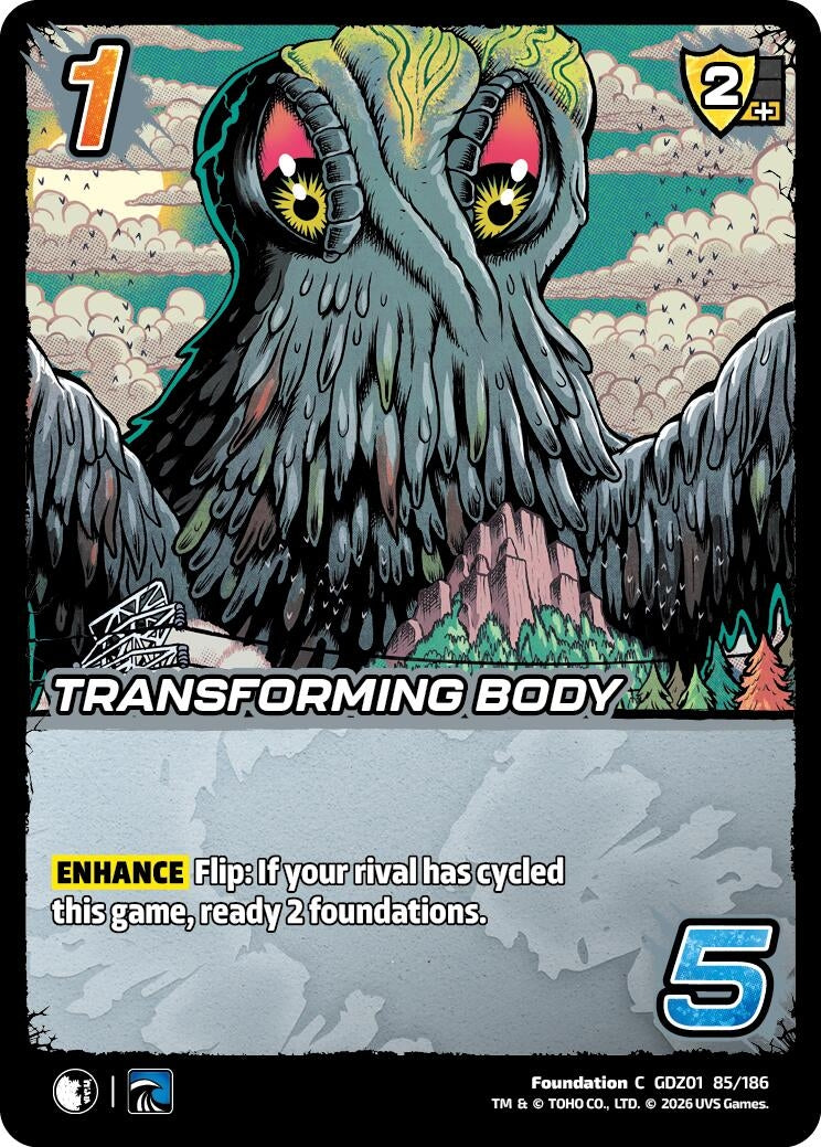 Image for Transforming Body (GDZ01 85/186) (Godzilla: Reign of Kaiju) - UniVersus