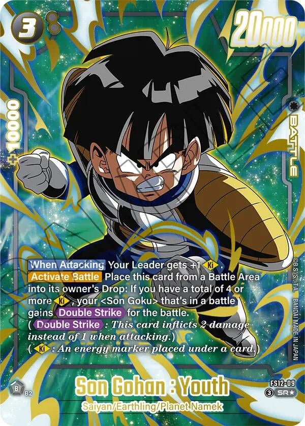 Image for Son Gohan : Youth - FS12-09 (Gold) (FS12-09) (Starter Deck EX: The Beat of Ki) - Dragon Ball Super: Fusion World