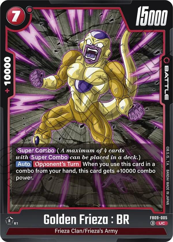 Image for Golden Frieza : BR (FB09-005) (Dual Evolution) - Dragon Ball Super: Fusion World