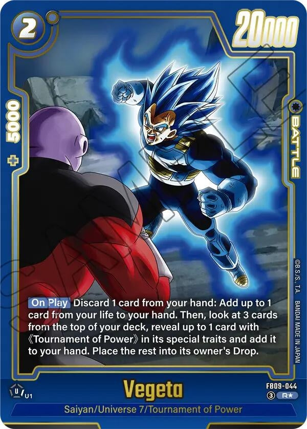 Image for Vegeta - FB09-044 (Alternate Art) (FB09-044) (Dual Evolution) - Dragon Ball Super: Fusion World