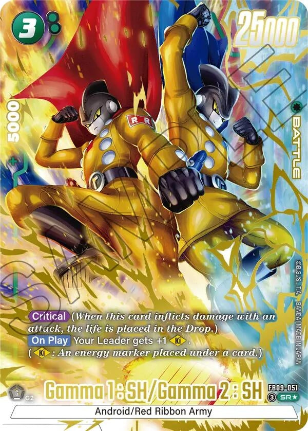 Image for Gamma 1 : SH/Gamma 2 : SH (Alternate Art) (FB09-051) (Dual Evolution) - Dragon Ball Super: Fusion World