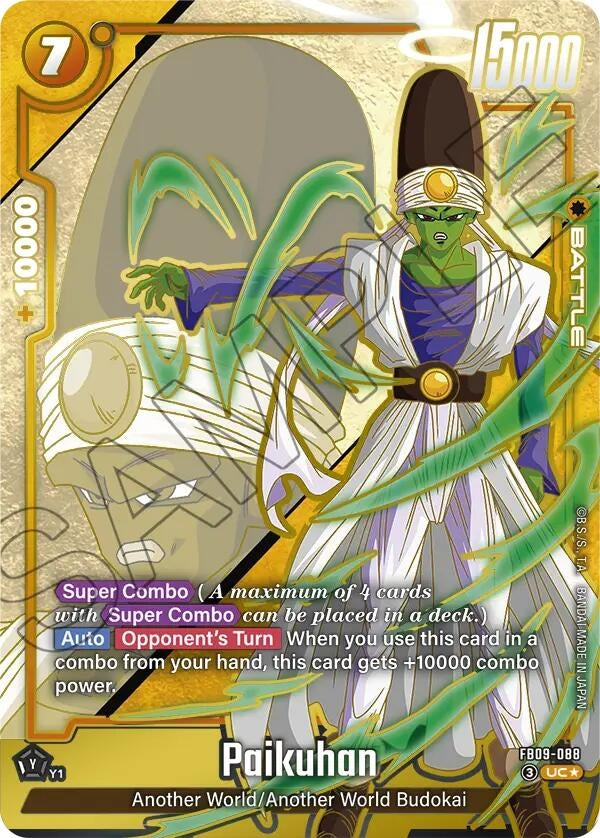 Image for Paikuhan - FB09-088 (Alternate Art) (FB09-088) (Dual Evolution) - Dragon Ball Super: Fusion World