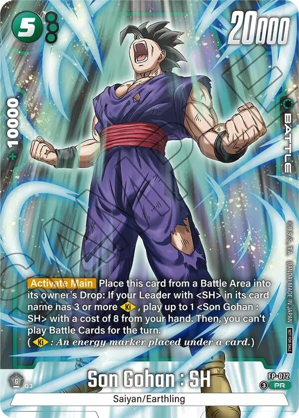 Image for Son Gohan : SH - FP-072 (Tournament Pack 10) (FP-072) (Tournament and Championship Promos) (DBSFW_TPR) - Dragon Ball Super: Fusion World