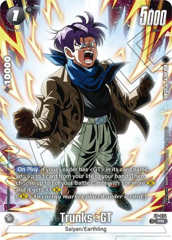 Image for Trunks : GT - FP-074 (Tournament Pack 10) (FP-074) (Tournament and Championship Promos) (DBSFW_TPR) - Dragon Ball Super: Fusion World