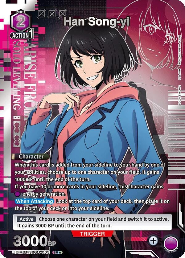 Image for Han Song-yi (003) (SR*) (UE17BT/SLG-1-003) (UE17BT: SOLO LEVELING) - Union Arena