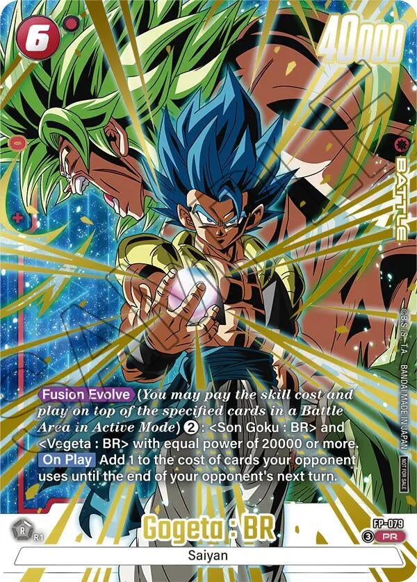 Image for Gogeta : BR (2nd Anniversary Pack) (FP-079) (Fusion World Promotion Cards and Packs) (DBSFW_PR) - Dragon Ball Super: Fusion World