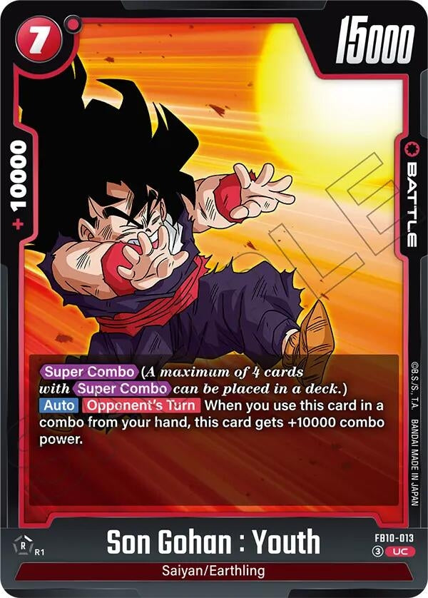 Image for Son Gohan : Youth - FB10-013 (FB10-013) (Cross Force) (FB10) - Dragon Ball Super: Fusion World