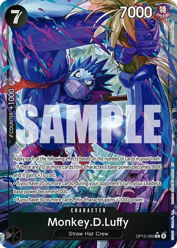 Image for Monkey.D.Luffy (OP15-092) (Alternate Art) (OP15-092) (Adventure on Kami's Island) - One Piece Card Game