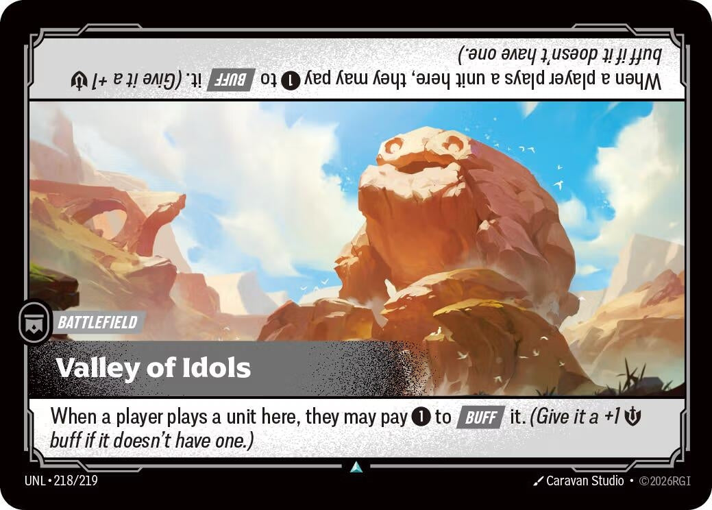 Image for Valley of Idols (218/219) (Unleashed) - Riftbound: League of Legends Trading Card Game