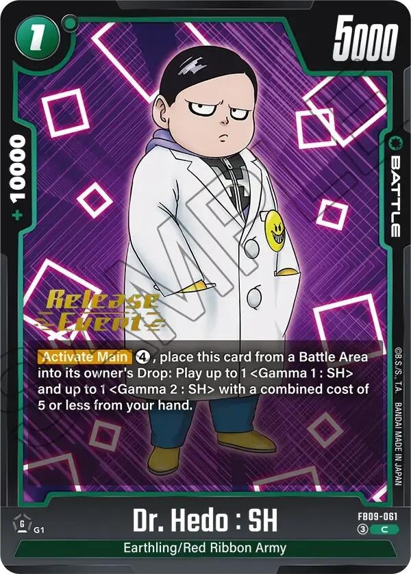 Image for Dr. Hedo : SH (FB09-061) (Dual Evolution Release Event Cards) (FB09_PR) - Dragon Ball Super: Fusion World
