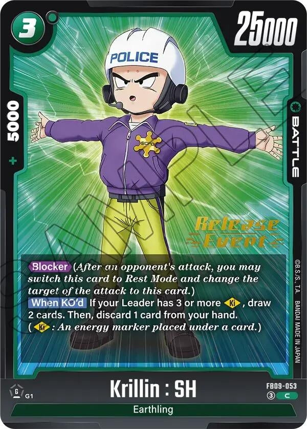 Image for Krillin : SH (FB09-053) (Dual Evolution Release Event Cards) (FB09_PR) - Dragon Ball Super: Fusion World