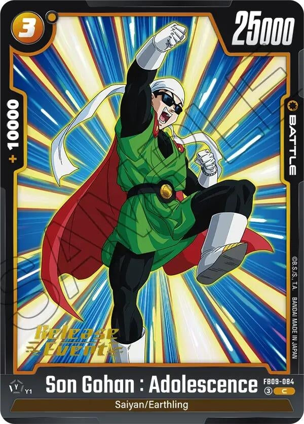 Image for Son Gohan : Adolescence (FB09-084) (Dual Evolution Release Event Cards) (FB09_PR) - Dragon Ball Super: Fusion World