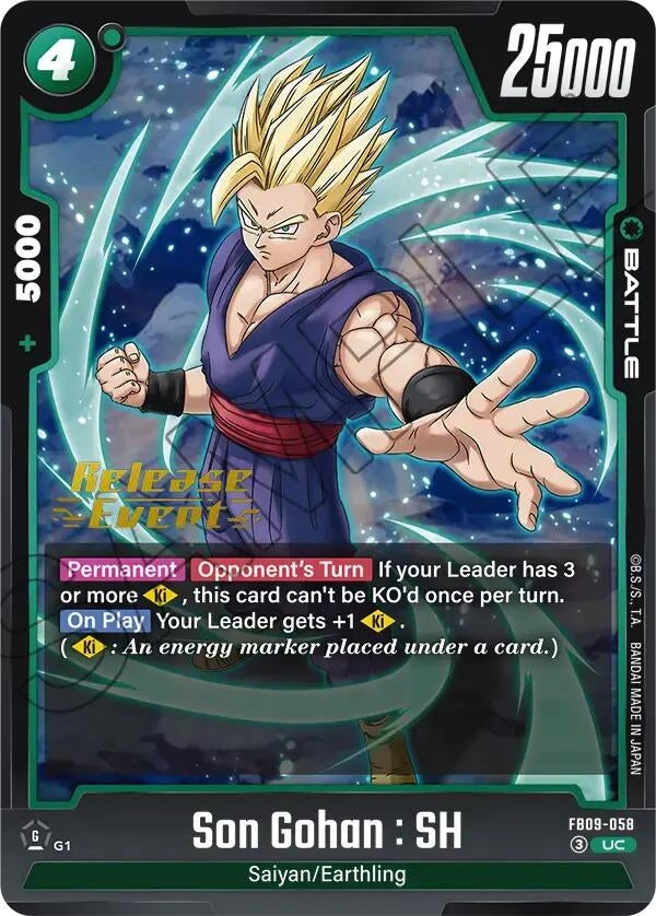 Image for Son Gohan : SH - FB09-058 (FB09-058) (Dual Evolution Release Event Cards) (FB09_PR) - Dragon Ball Super: Fusion World