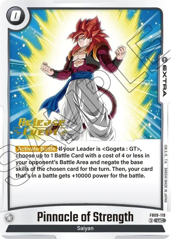 Image for Pinnacle of Strength (FB09-119) (Dual Evolution Release Event Cards) (FB09_PR) - Dragon Ball Super: Fusion World