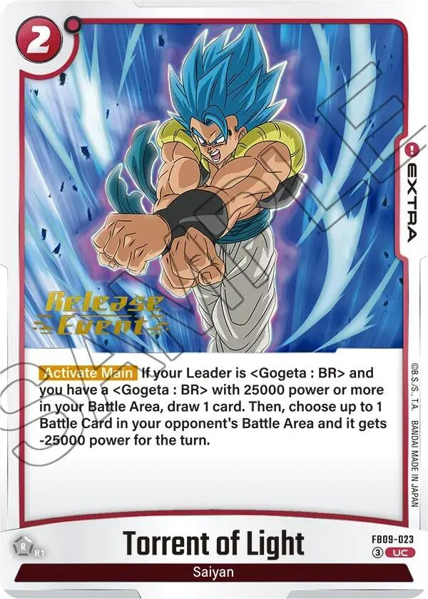 Image for Torrent of Light (FB09-023) (Dual Evolution Release Event Cards) (FB09_PR) - Dragon Ball Super: Fusion World