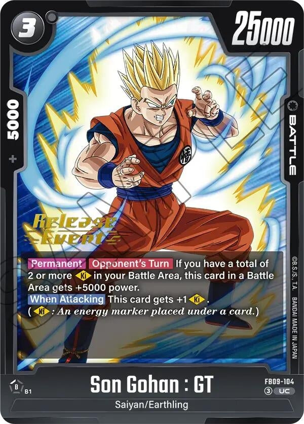 Image for Son Gohan : GT - FB09-104 (FB09-104) (Dual Evolution Release Event Cards) (FB09_PR) - Dragon Ball Super: Fusion World