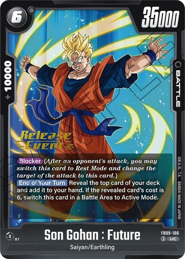 Image for Son Gohan : Future (FB09-106) (Dual Evolution Release Event Cards) (FB09_PR) - Dragon Ball Super: Fusion World