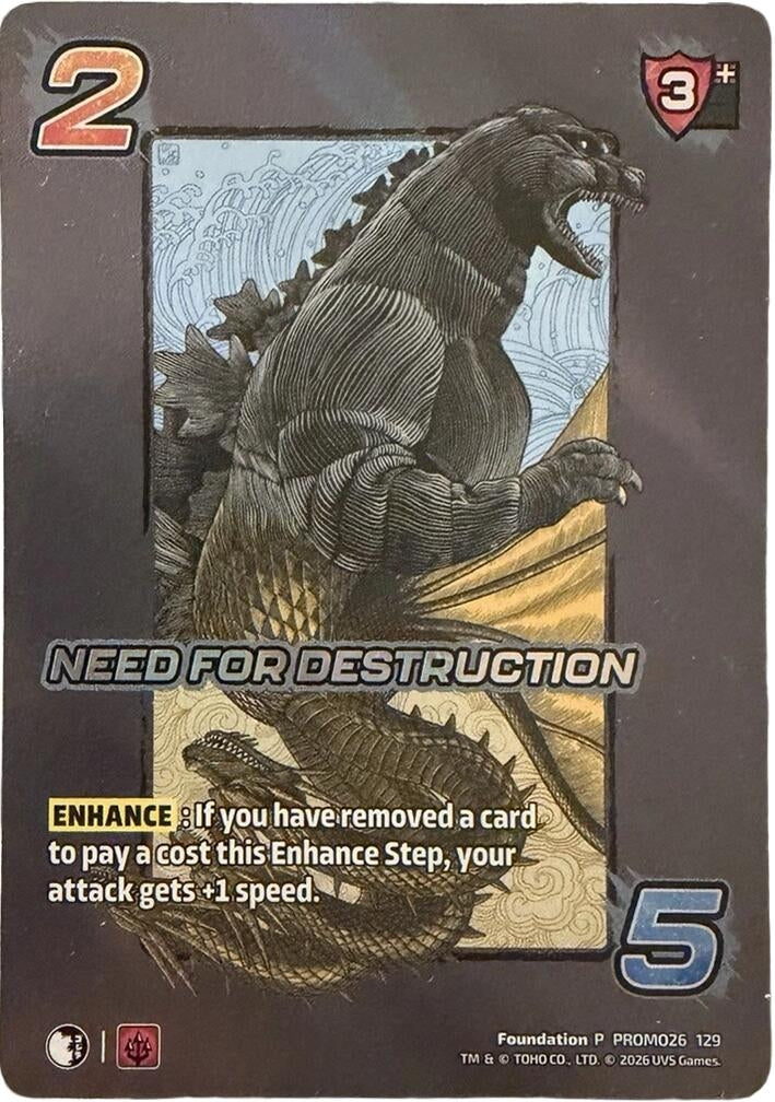 Image for Need for Destruction (Pax East) (PROMO26 129) (UniVersus Promos) (UVSP) - UniVersus