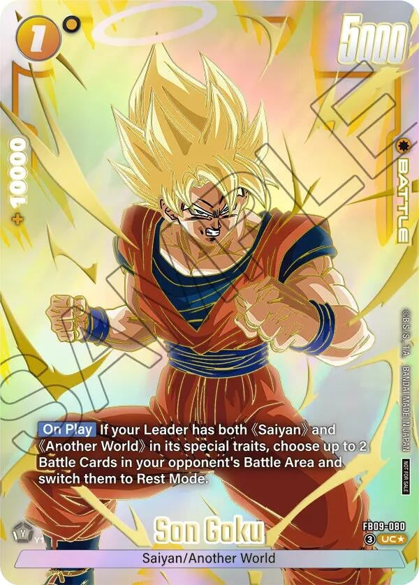 Image for Son Goku - FB09-080 (Limited Pack 26-27 WAVE1) (FB09-080) (Tournament and Championship Promos) (DBSFW_TPR) - Dragon Ball Super: Fusion World