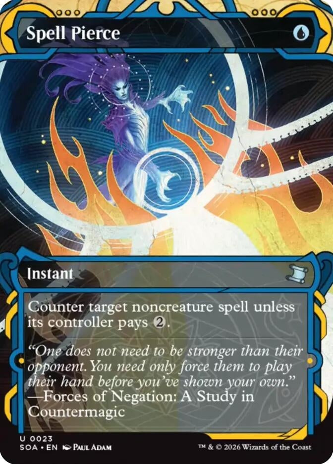 Image for Spell Pierce (23) (Secrets of Strixhaven: Mystical Archive) - Magic: The Gathering