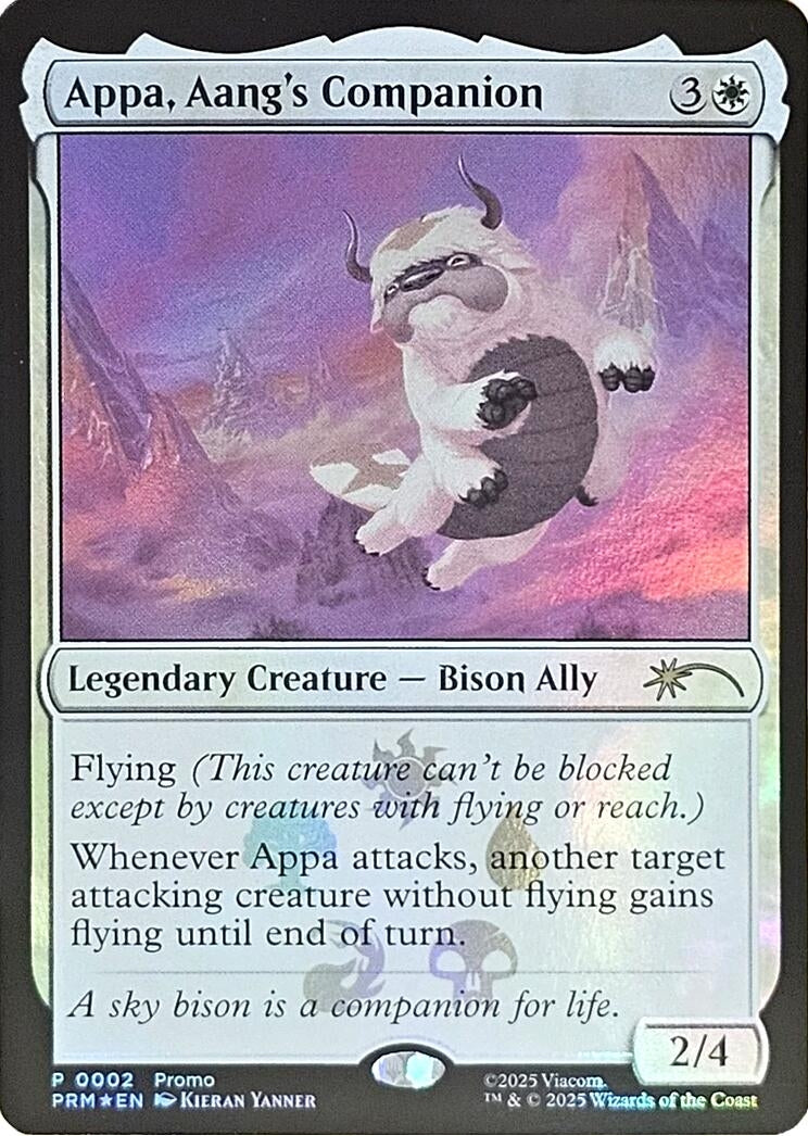 Image for Appa, Aang's Companion (2) (Media Promos) (MEDIA) - Magic: The Gathering