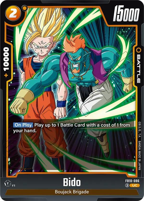 Image for Bido - FB10-086 (FB10-086) (Cross Force) (FB10) - Dragon Ball Super: Fusion World