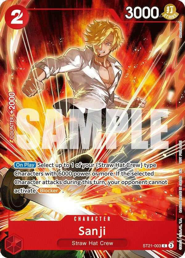Image for Sanji (Welcome Pack 2026 Vol.1) (ST21-003) (One Piece Promotion Cards) (OP-PR) - One Piece Card Game