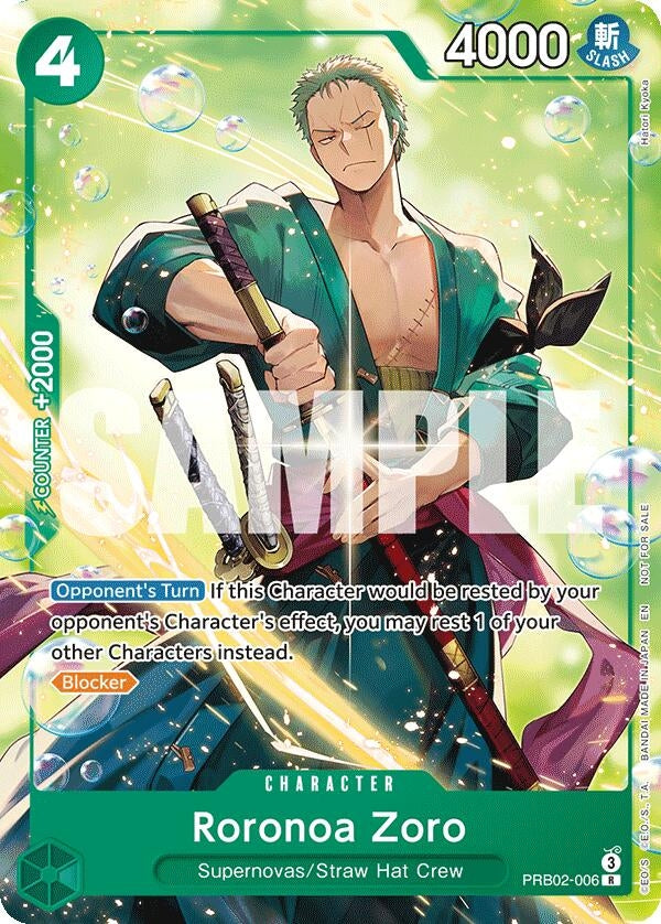 Image for Roronoa Zoro (Welcome Pack 2026 Vol.1) (PRB02-006) (One Piece Promotion Cards) (OP-PR) - One Piece Card Game