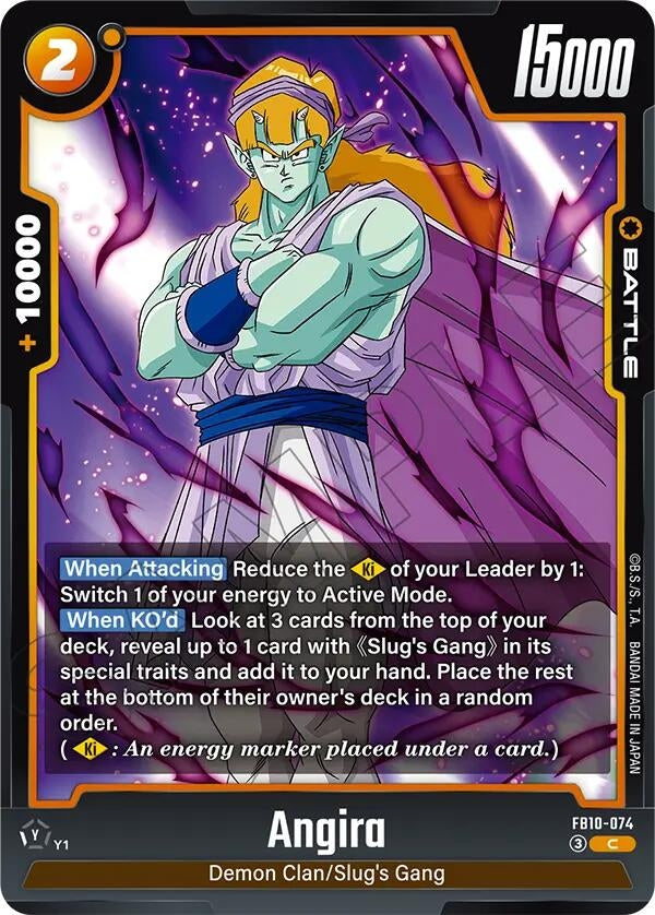 Image for Angira (FB10-074) (Cross Force) (FB10) - Dragon Ball Super: Fusion World