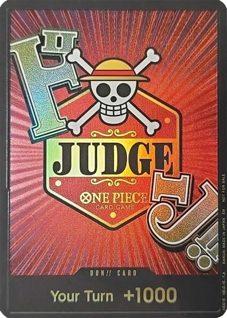 Image for DON!! Card (Judge Promo) (One Piece Promotion Cards) (OP-PR) - One Piece Card Game