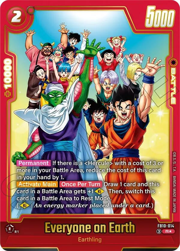 Image for Everyone on Earth (Alternate Art) (FB10-014) (Cross Force) (FB10) - Dragon Ball Super: Fusion World