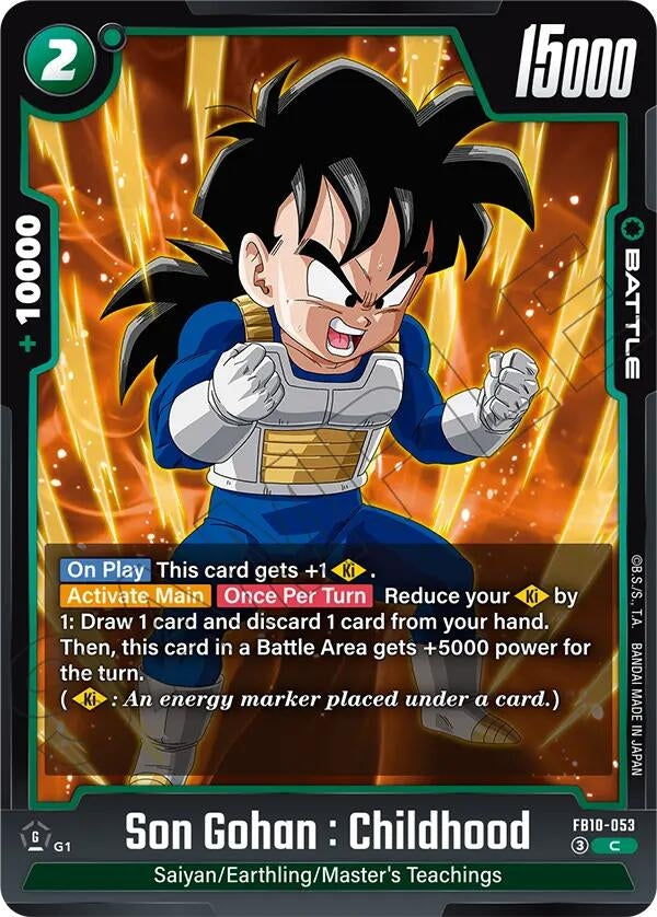 Image for Son Gohan : Childhood - FB10-053 (FB10-053) (Cross Force) (FB10) - Dragon Ball Super: Fusion World