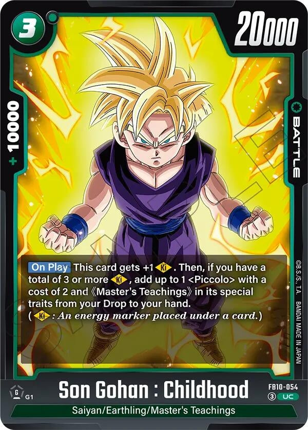 Image for Son Gohan : Childhood - FB10-054 (FB10-054) (Cross Force) (FB10) - Dragon Ball Super: Fusion World