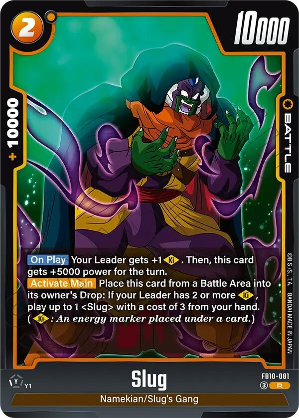 Image for Slug - FB10-081 (FB10-081) (Cross Force) (FB10) - Dragon Ball Super: Fusion World