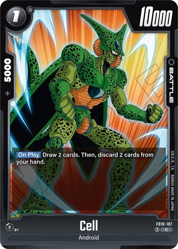 Image for Cell - FB10-107 (FB10-107) (Cross Force) (FB10) - Dragon Ball Super: Fusion World