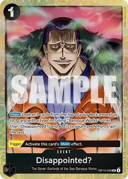 Image for Disappointed? (Premium Card Collection -Best Selection Vol. 6-) (OP14-099) (One Piece Promotion Cards) (OP-PR) - One Piece Card Game