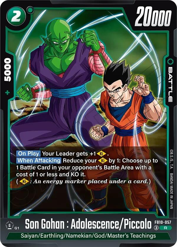 Image for Son Gohan : Adolescence/Piccolo (FB10-057) (Cross Force) (FB10) - Dragon Ball Super: Fusion World