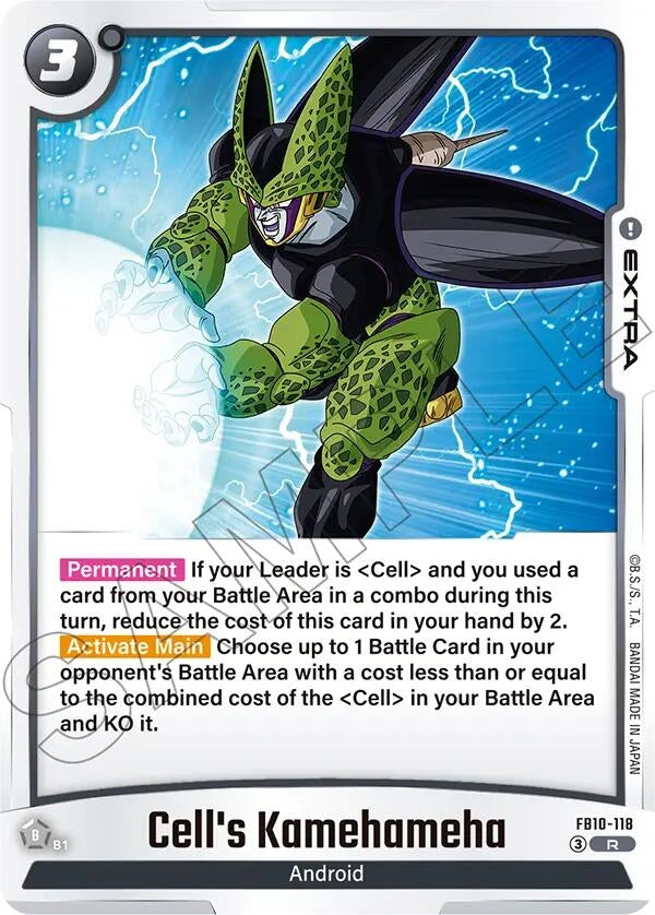 Image for Cell's Kamehameha (FB10-118) (Cross Force) (FB10) - Dragon Ball Super: Fusion World